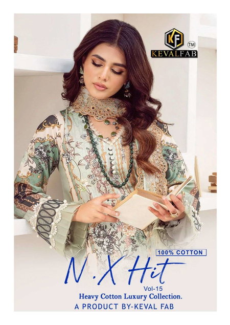 Nx Hit Vol 15 By Keval Fab Cotton Karachi Kurta With Bottom Dupatta Exporters In India